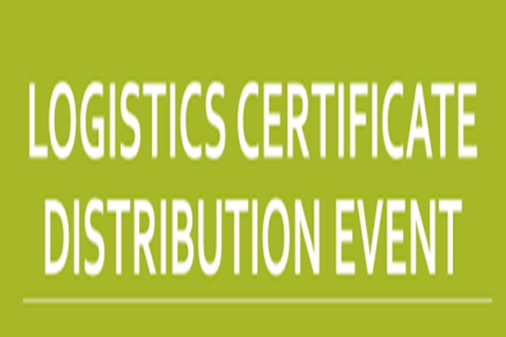 Logistics Certificate Distribution Even