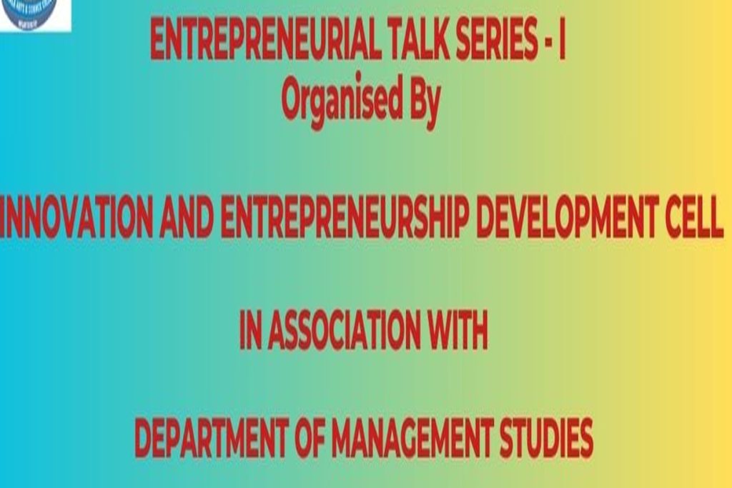 Entrepreneurial Talk Series-1